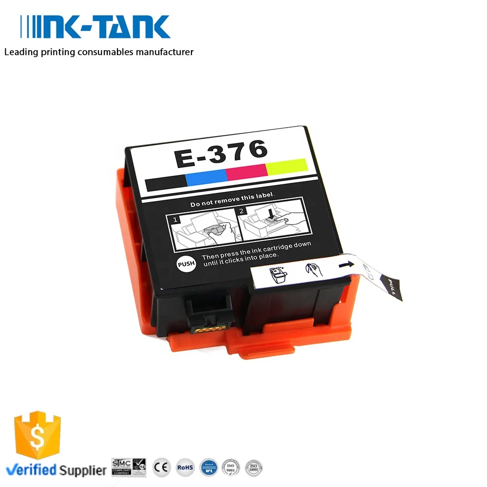 INK-TANK 376 T376 T3760 T376020 Premium Color Compatible Inkjet Ink Cartridge for Epson PictureMate PM-525 Printer