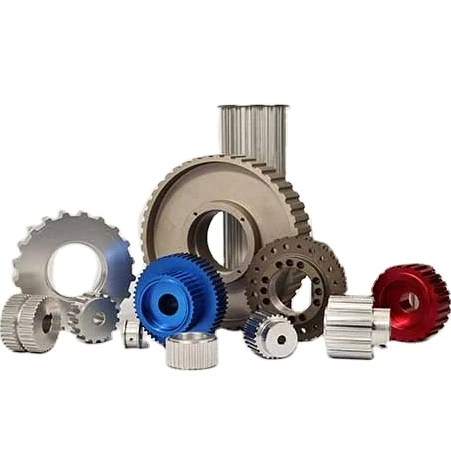 H,XH,L,XL,HTD,STD 3M,5M,8M,14M,T2.5,T5,T10,AT5,AT10,AT20 High Precision Timing Belt Pulley With Flange