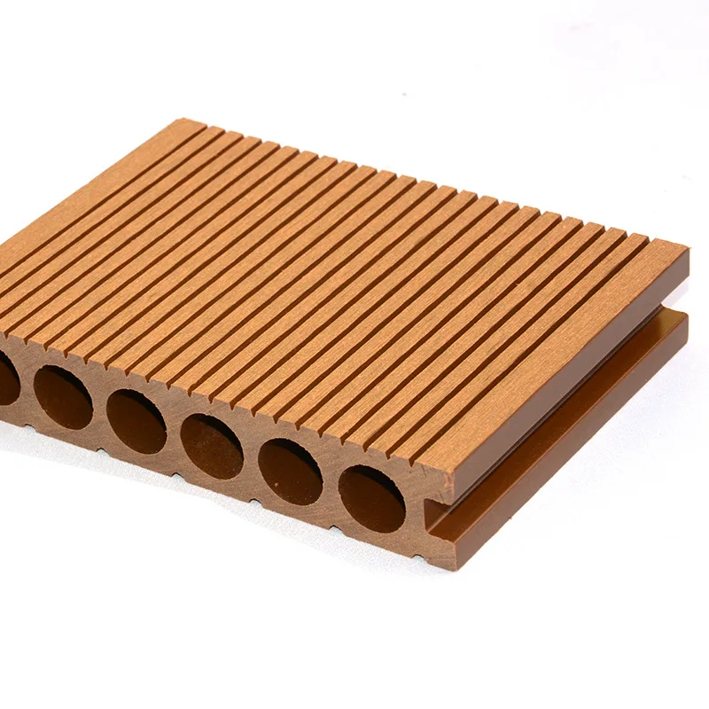 hot sale terrace outdoor floor wood texture waterproof plastic exterior composite wpc decking