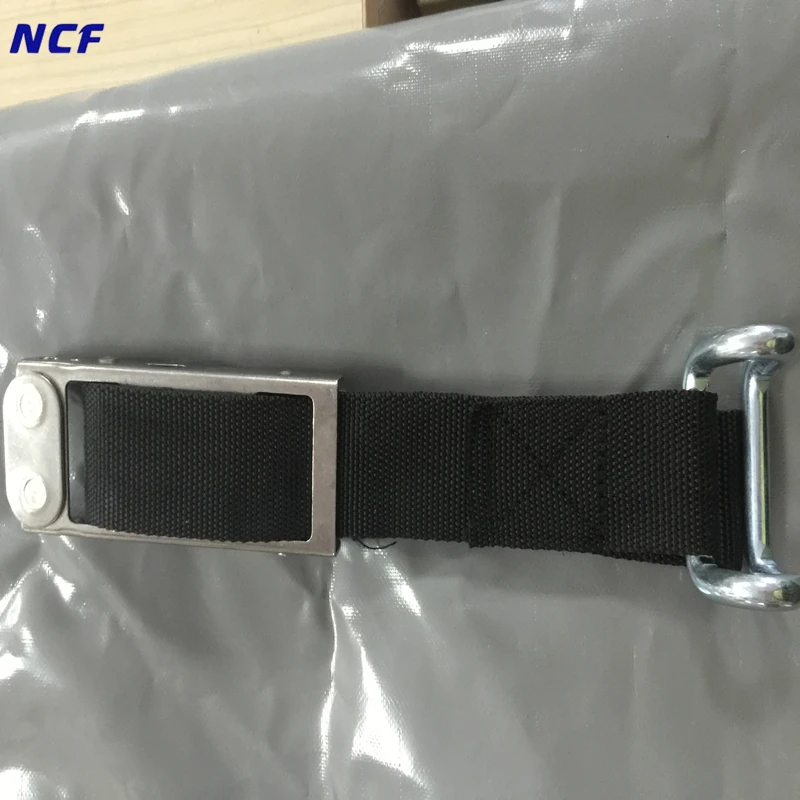 Ncf Oem Custom Logo Sliding Truck Trailer Side Curtain Pvc Tarp Tarpaulin Material Container Cover Truck Side Curtain