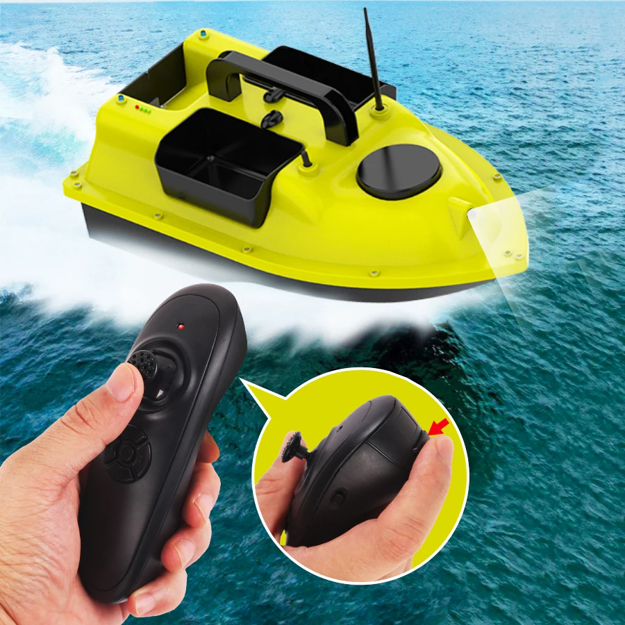 New Three Hoppers Smart Fishing Bait Boat cruise control fishing bait boat