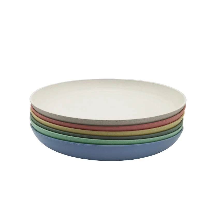 hot product natural fiber bamboo plate durable restaurant plate for home ,kitchen and restaurant