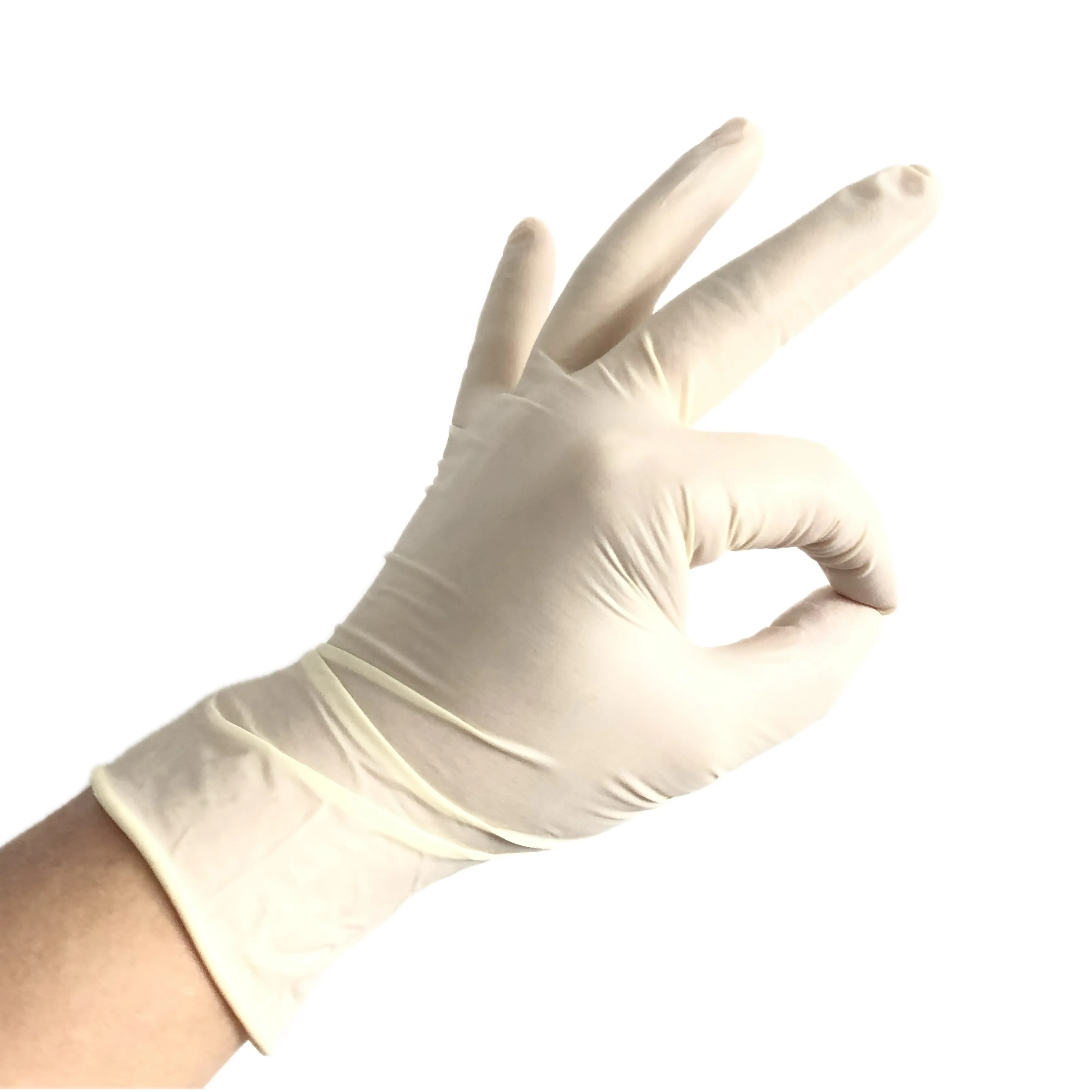 Medical supplies High quality Disposable Latex Gloves Powder-Free Disposable Latex Gloves