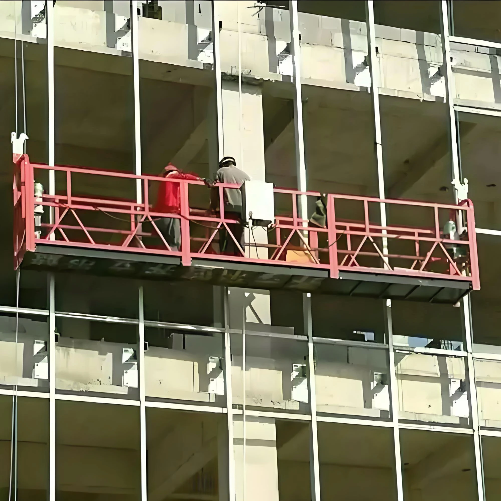 ZLP630 6m Galvanized Formwork Cleaning Lifting Suspended Working Platform Rope Suspension Building Scaffolding