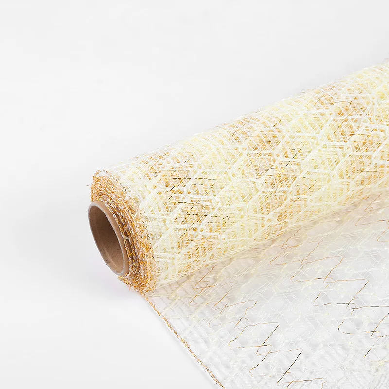 New Arrival Hot Selling Flower Gift Candy Wrapping Rolls Mesh 21 Inch Deco Mesh Decoration