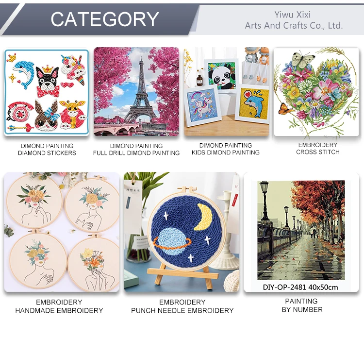 Handmade Full Moon Cross Stitch Painting Embroidery Crafts for Living Room Decoration Handmade gifts