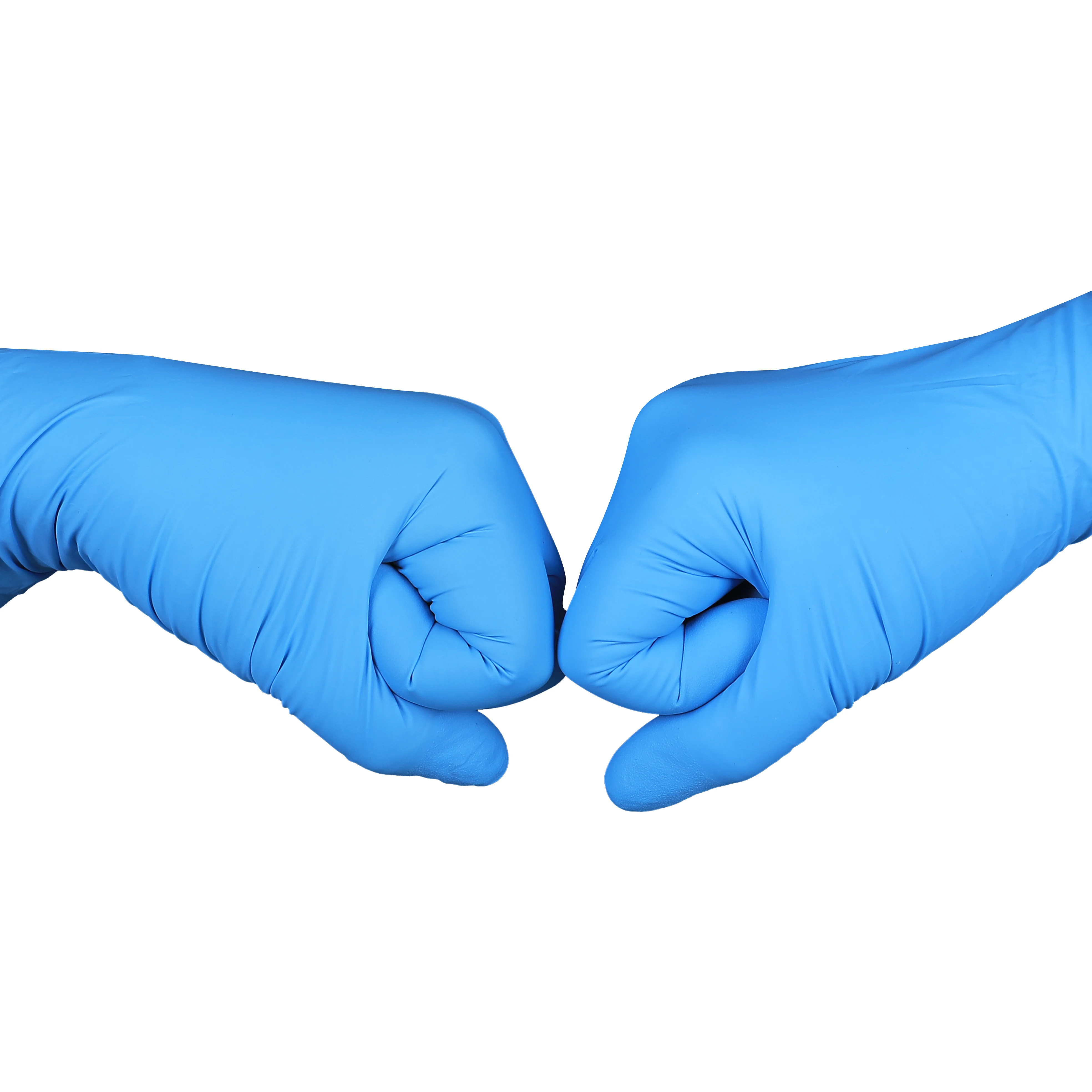 nitrile gloves Made In China powder free Best Price production line gloves