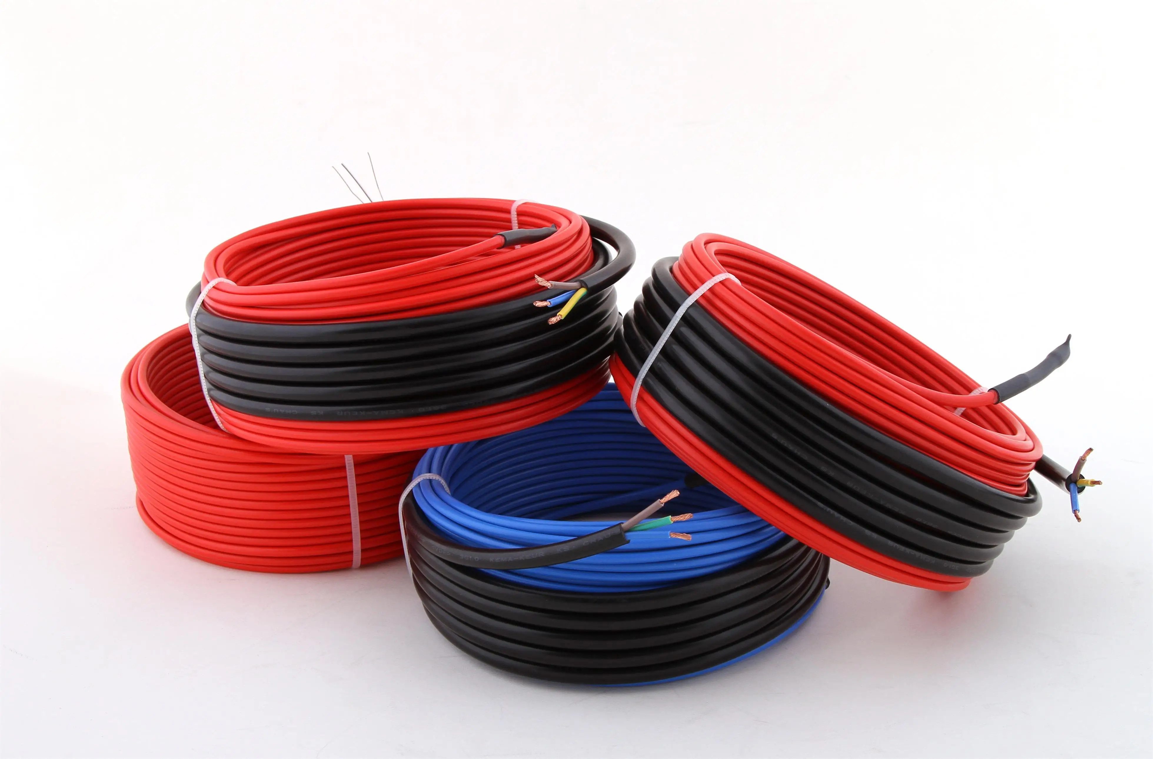 Heating floor system cable roof wires to snow heat melt equip roads self regulating heating driveway melting