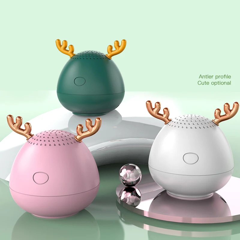 2021 New Cartoon Antlers Wireless BT Small Speaker Creative Mini Speaker Subwoofer Mobile Speaker