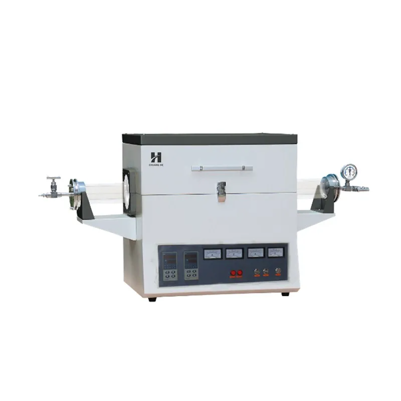 T1250S 1200 degree Laboratory High Temperature Heat Treatment Mini Quartz Tube Furnace for Sale