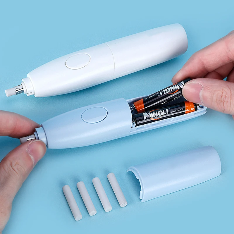 Electric Stationery Custom Logo Children Gift Electric Rotary Eraser Easy to grip Wholesale School Office Cheap