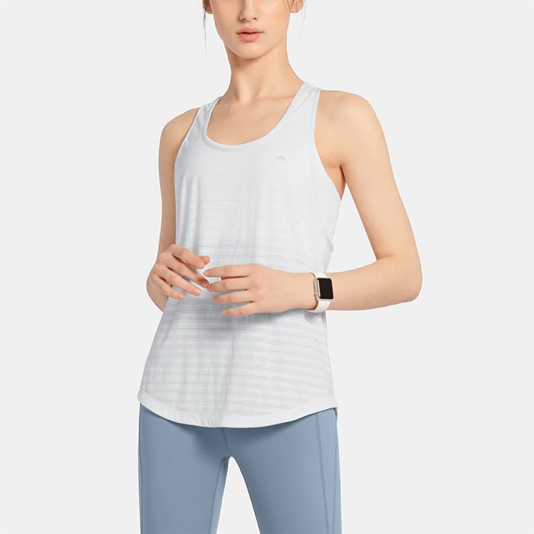 Women Running Sexy Yoga Tanktop Wholesale 2022 Custom Newest Style Ladies Loose Workout Fitness Sport Fitness & Yoga Wear