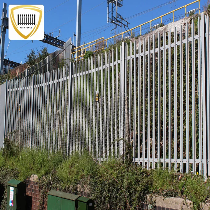 Горячеоцинкованная стальная ограда palisade/безопасная панель из ПВХ 2 4 м palisade