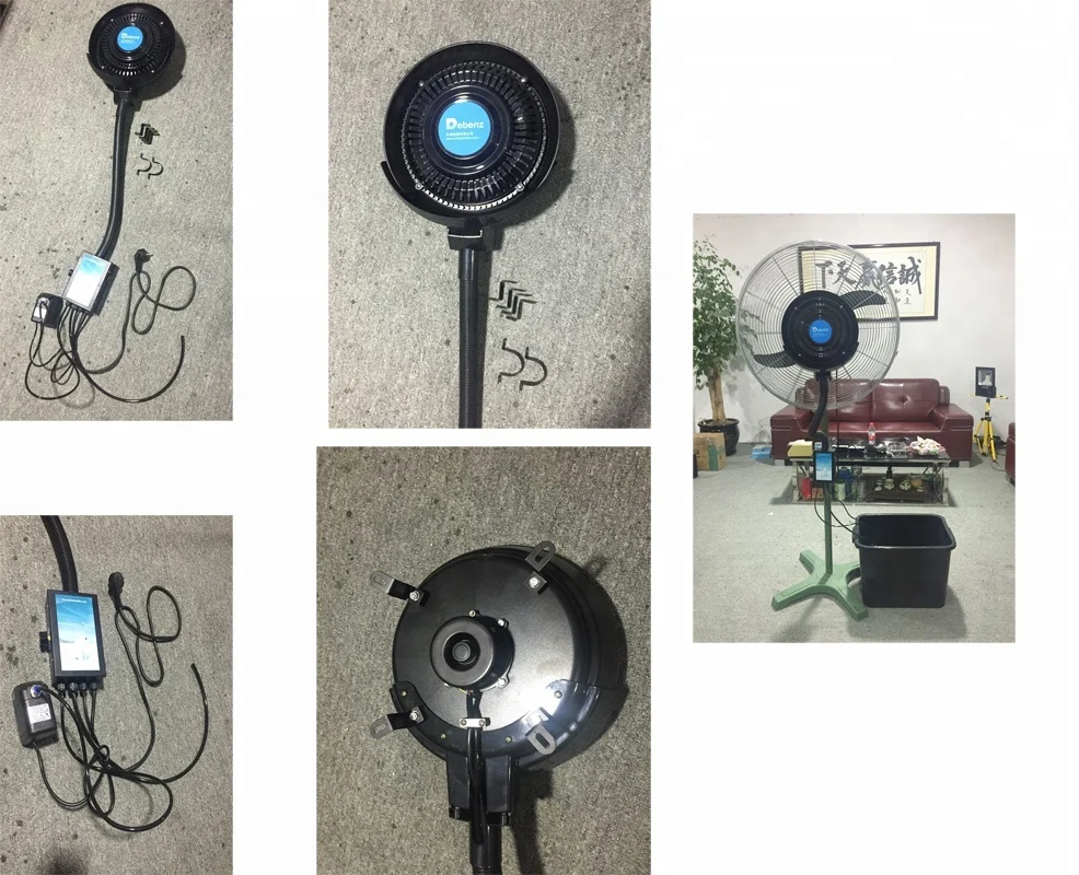 Perfect Spare Parts to Change Normal Fan Into Mist Fan Wholesale Centrifugal Water Misting Kit