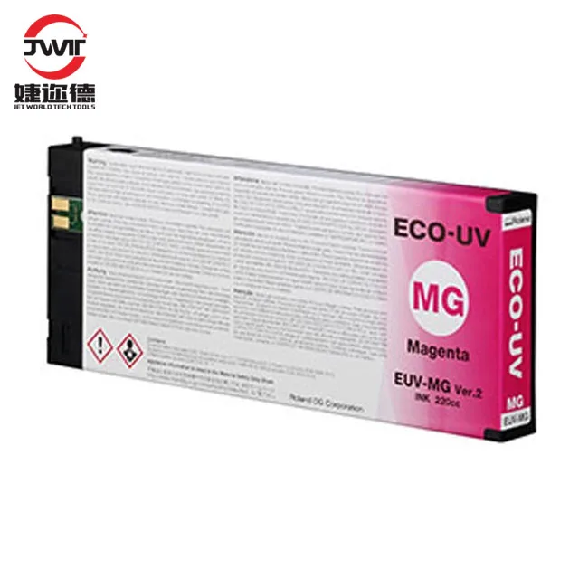 Original roland ECO UV Ink for roland printer CY MG YE BK WH GL Ink ECO-EUV