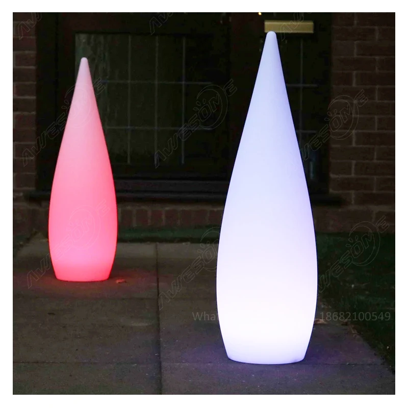 150Cm Exterieur Lampadaire Polyethylene Led Floor Lamp For Exterior Garden