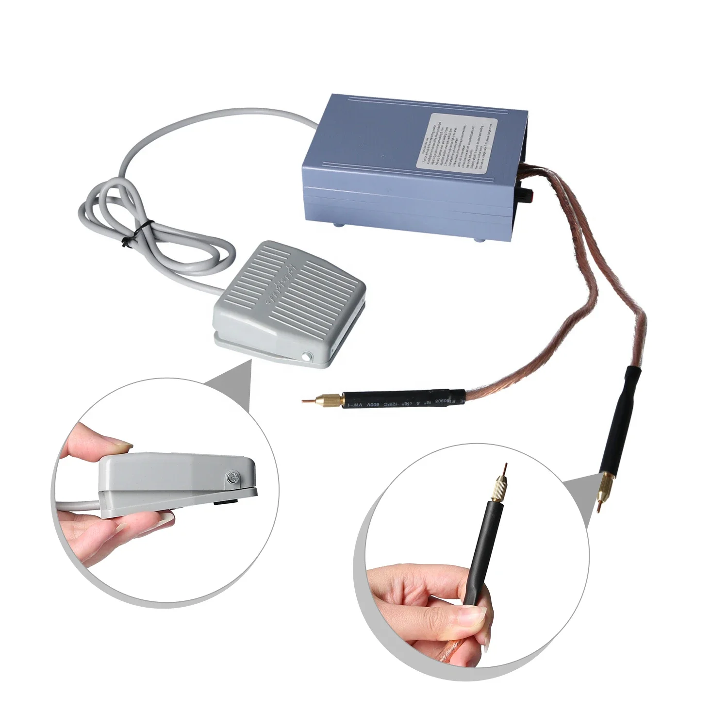 Portable Spot Welder 5000W High Power Handheld Spot Welding Machine 110-240V Current Adjustable Welders for 18650 Battery