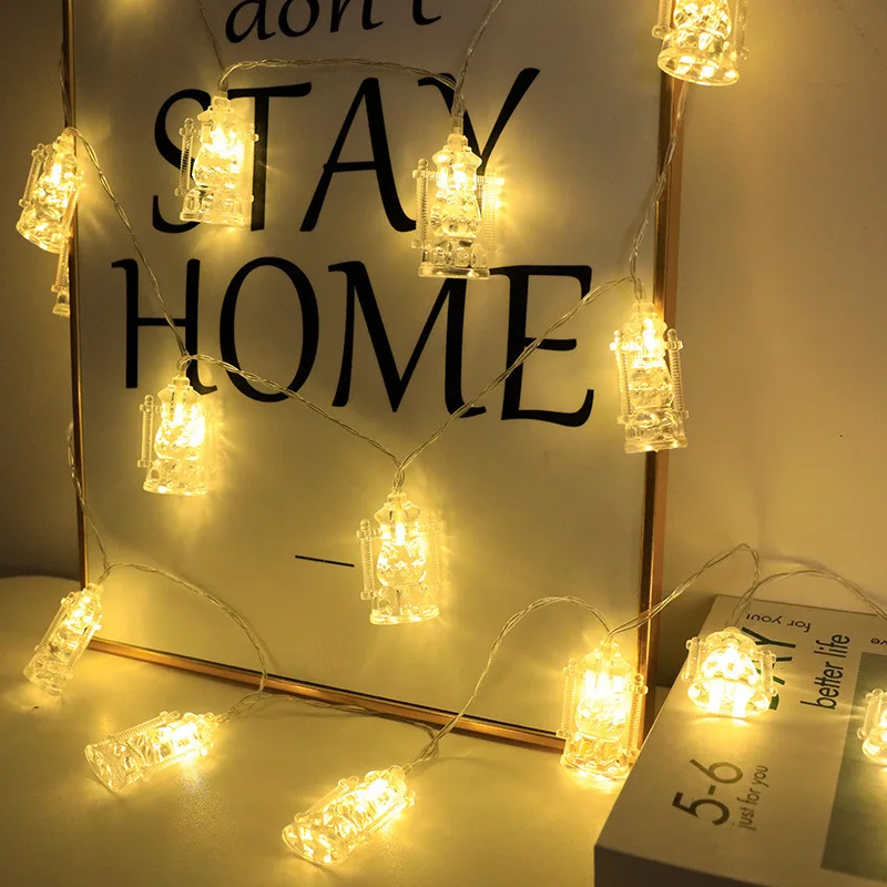 Ramadan Eid Lantern Palace Lamp Kerosene Oil Lamp EID Led Light String Light Holiday Lighting