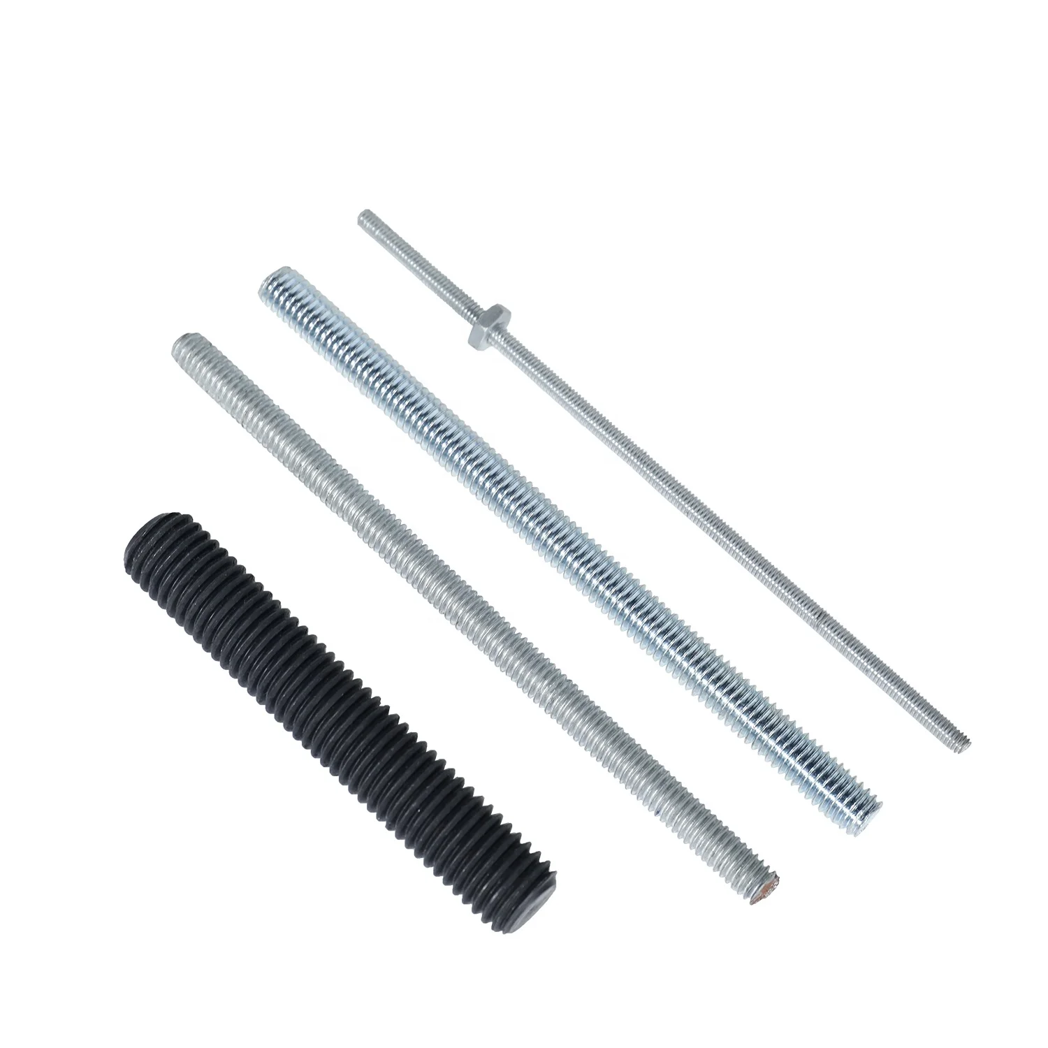 metal full thread long bar steel studs stainless steel threaded rods