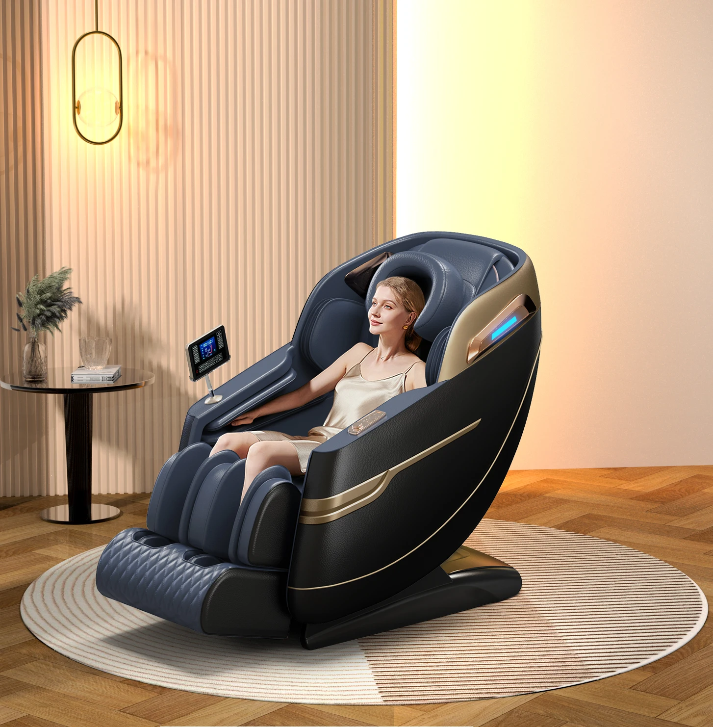 VCT Thai Massage Luxury Modern Full Body Smart Zero Gravity Retractable Legs Massage Chair for Foot