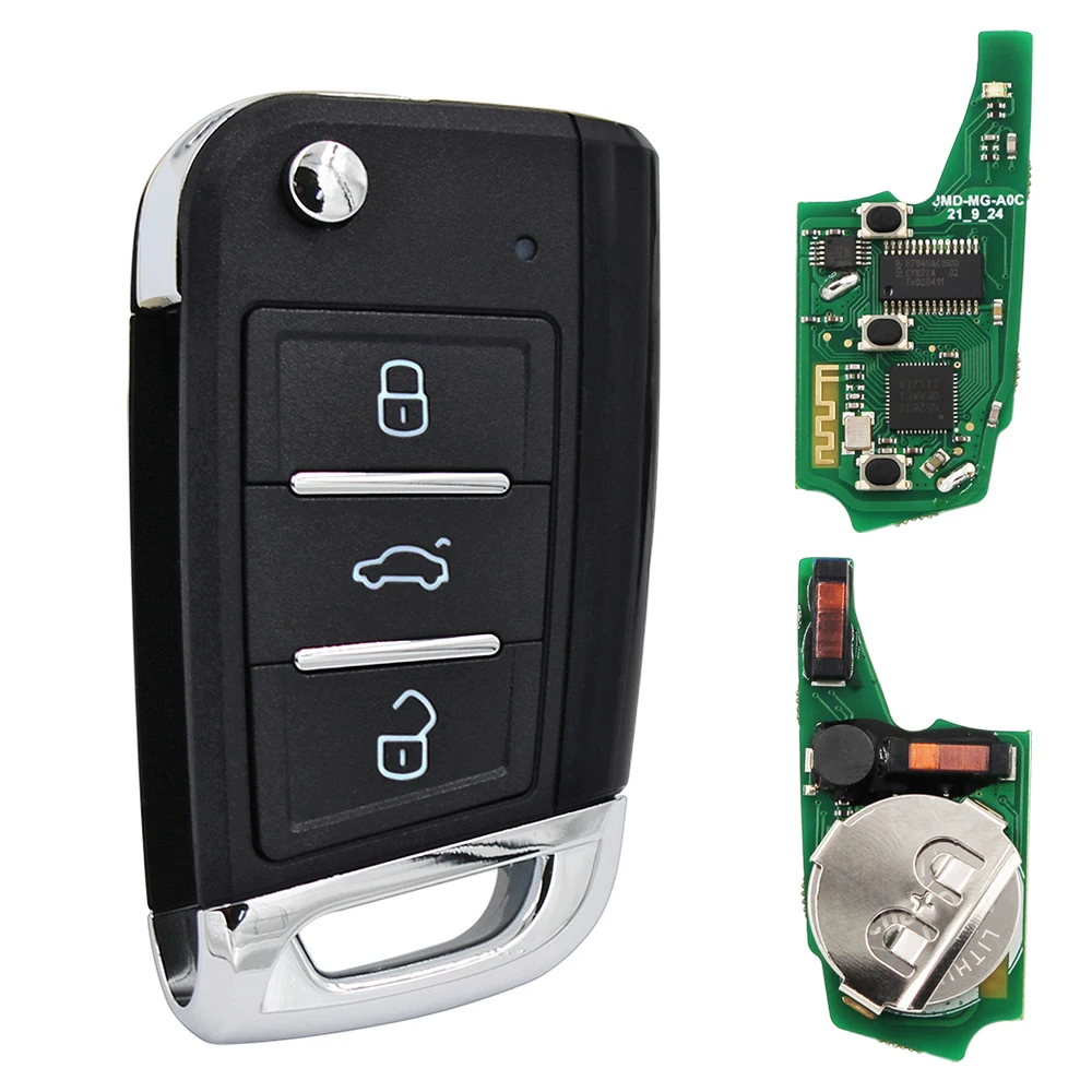 JMD Magic Remote B5 DS DF A6 Flip Folding Style Multifunction JMD 4 in 1 Garage Door Car Key Control,JMD MQB Panda Smart key