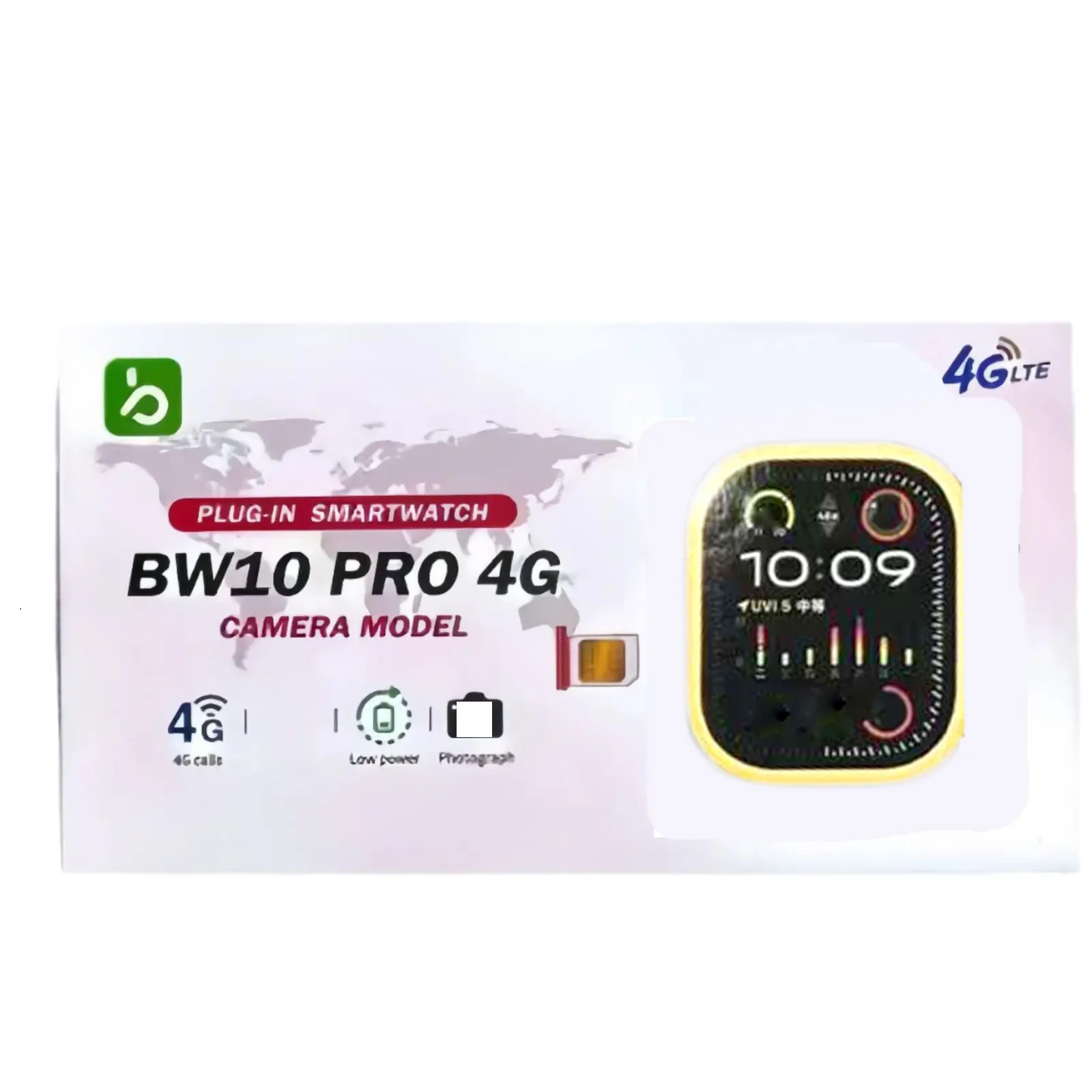 Smart Watch with SIM Card BW10Pro 4G LTD  Utra Relojes Fashion Smart Watches BW10 Pro for Women Men