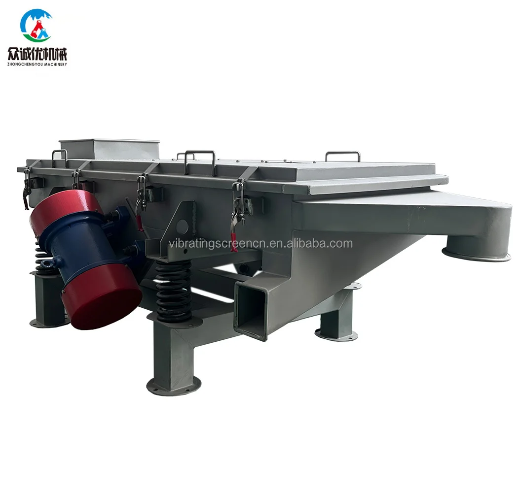 Fully automatic electric screening machine Small multifunctional linear vibrating screen Household grain screening machine