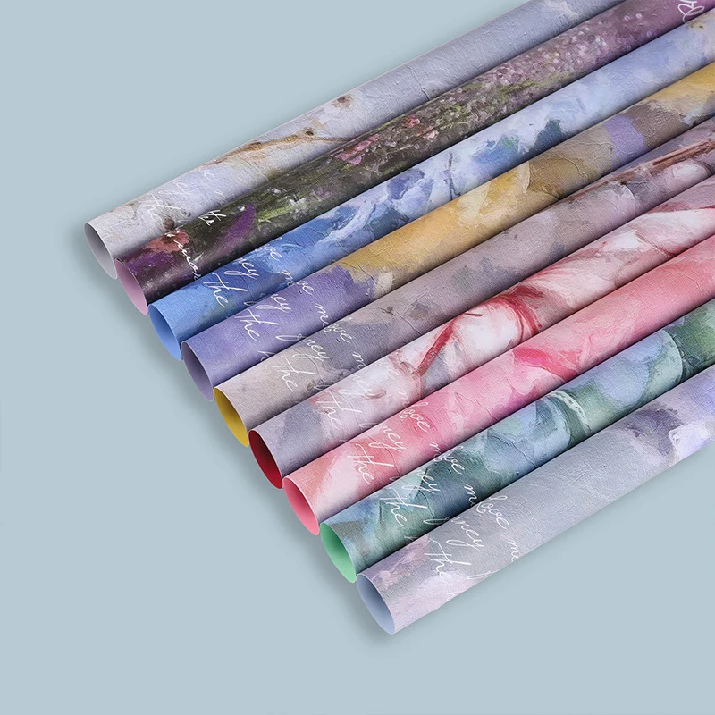 Yohpack Wholesale Packaging Materials Flower Shop diy Flower Wrapping Paper Wonderland Paper Wrapping For Bouquet