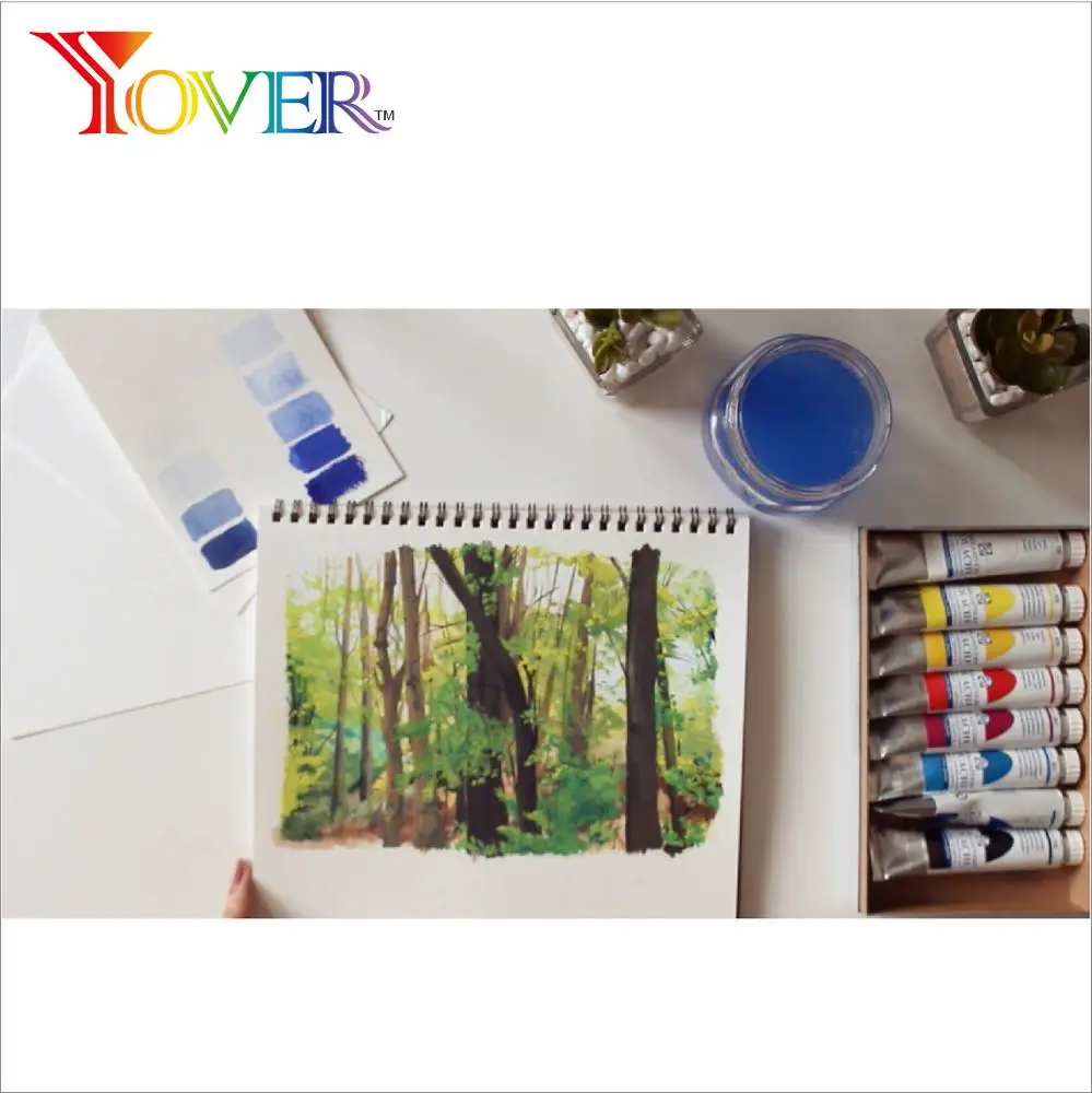 Hot Sale on line 24pcs 12ml Alu Tube Artist Gouache Paint Set