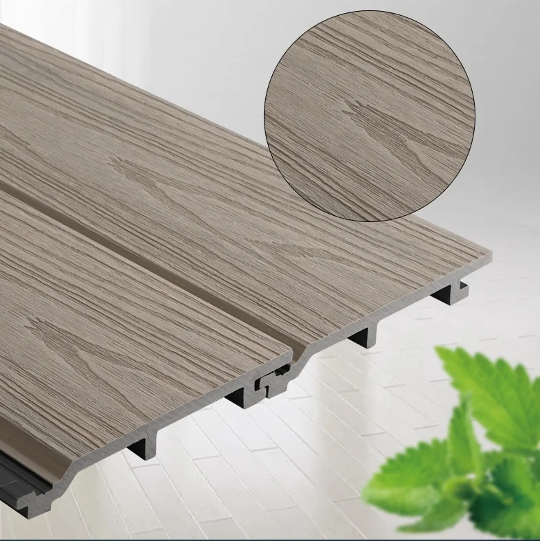 wholesale Home decoration WPC Interior wood plastic composite wall sheet covering capped coating 3d fluted cladding wall panel