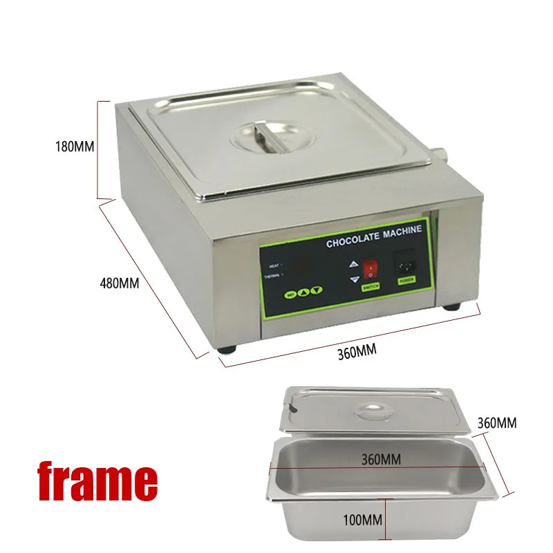 Automatic cocoa tempering machine/chocolate melter Durable hot sale electric chocolate melting pot tank machine for 5kg 8kg 12kg