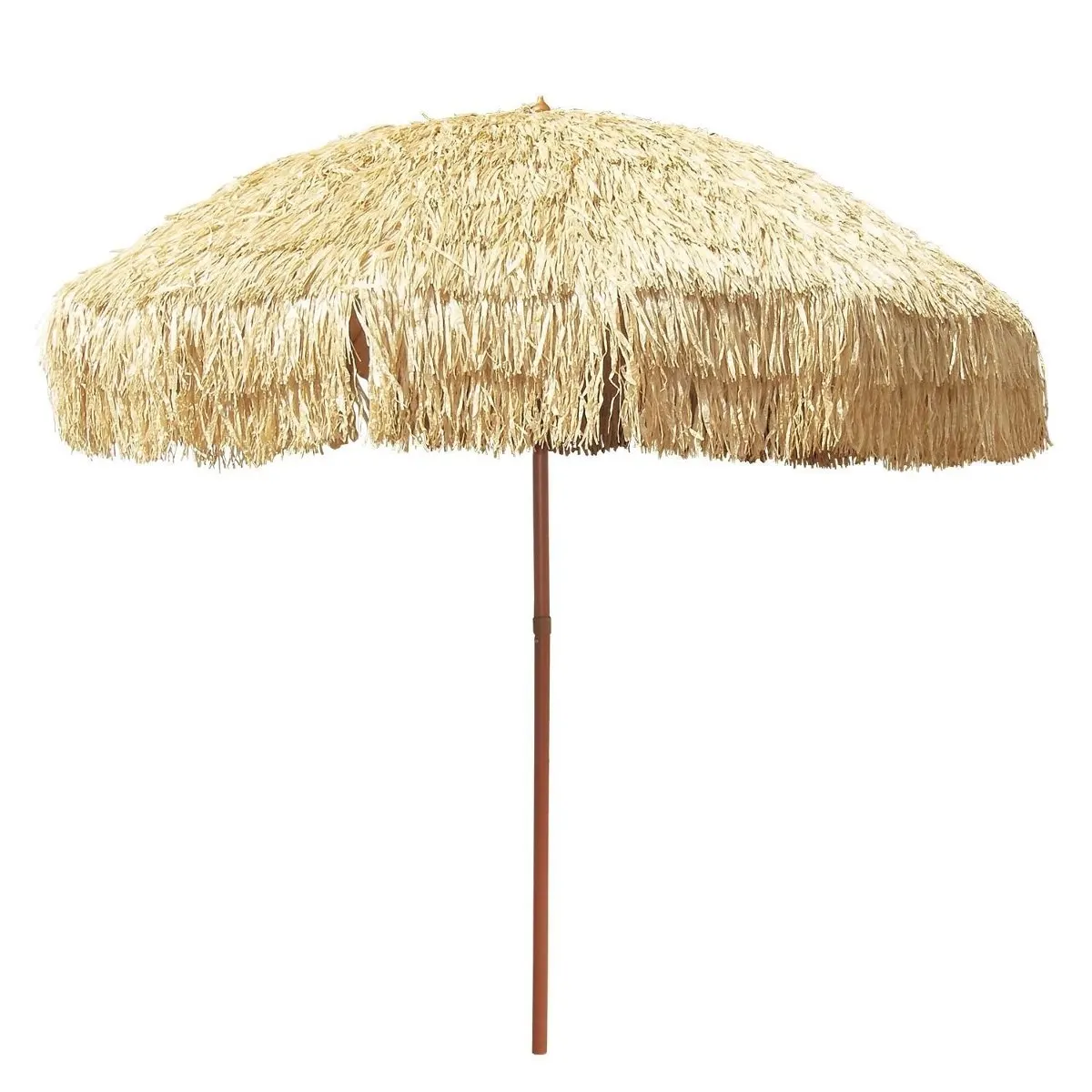 10ft round hawaii tiki hula beach umbrella thatch Universal Infant Uv Protection Sun Umbrella