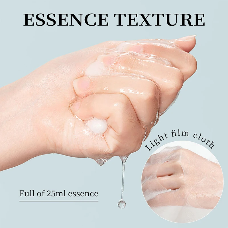 Moisturizing and moisturizing facial mask replenishes water and improves moisture deficiency and roughness
