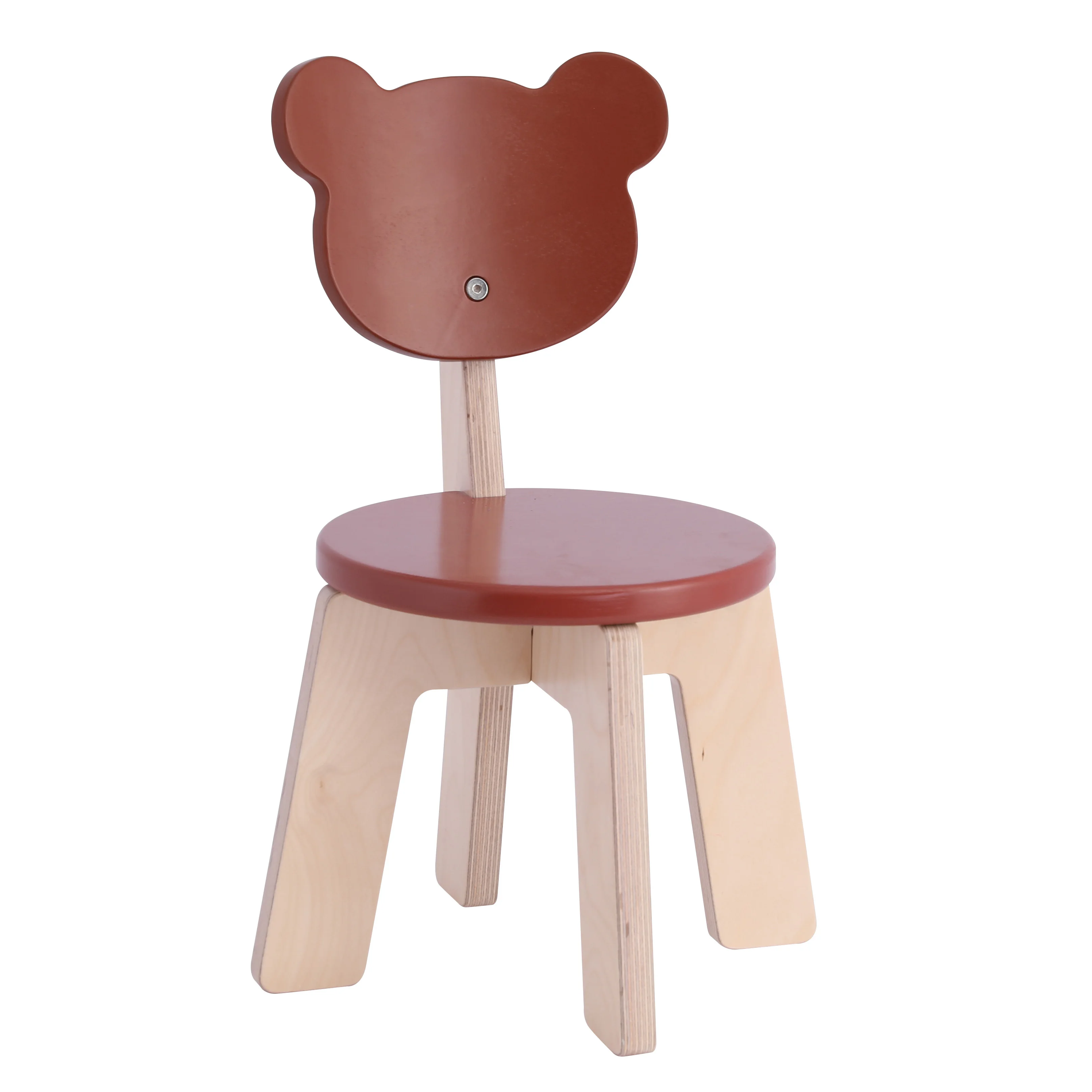 Birch Plywood Material Kindergarten Chair Wooden Kids Animal Chair For Kids Seat