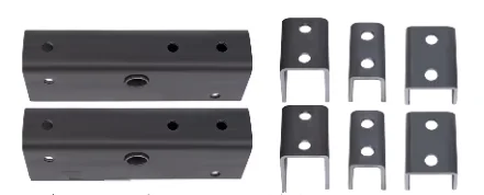 match 3500lb Single Trailer Axle Suspension Kit 1750lb Leaf Springs & Hanger Kit