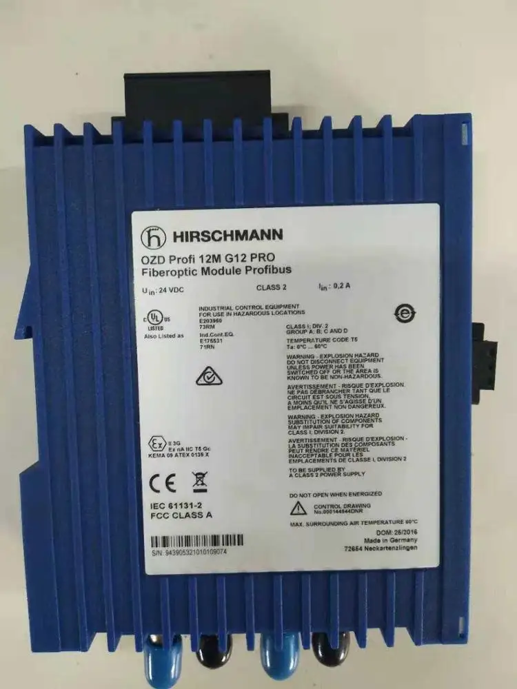  Интерфейсный преобразователь hirschmann OZD GENIUS G12 для электрических/оптических сетей полевых автобусов