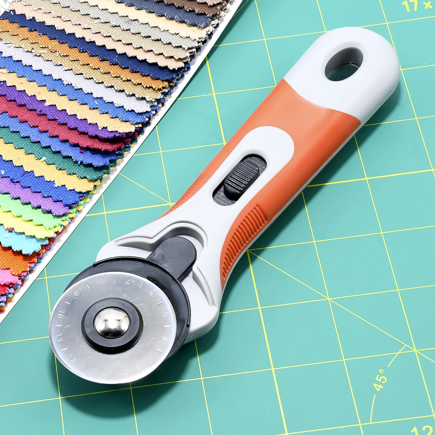 RTY45 Wholesale Fabric Leather Tools Safety  45mm Rotary Blade Cutter