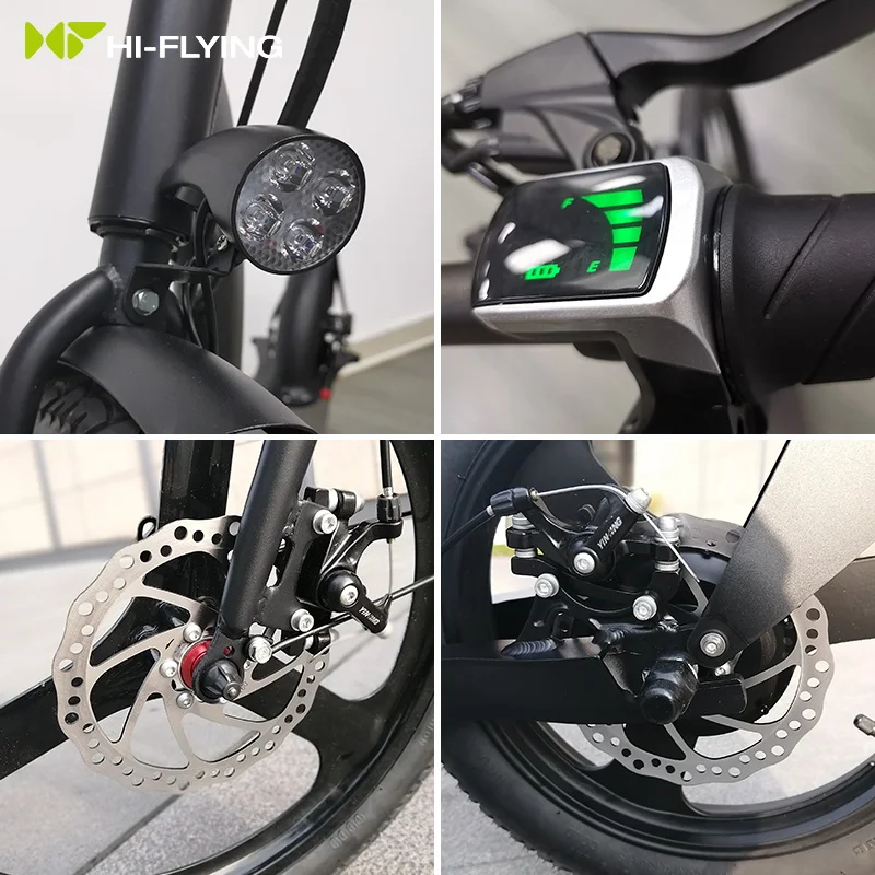 EU Warehouse Hot Sale Eco-Flying 350W 10Ah Big Wheels Foldable Electric Scooter