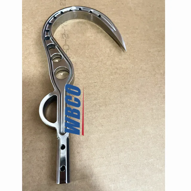 New Design Titanium gaff hooks flying gaff for deep sea saltwater fish