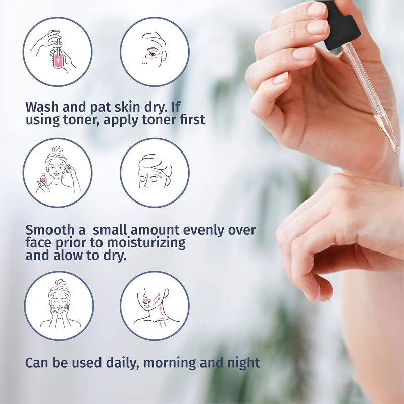  Private Label Natural Skin Care Plant Acne Treatment 10% Vitamin C Serum For Pimple Face