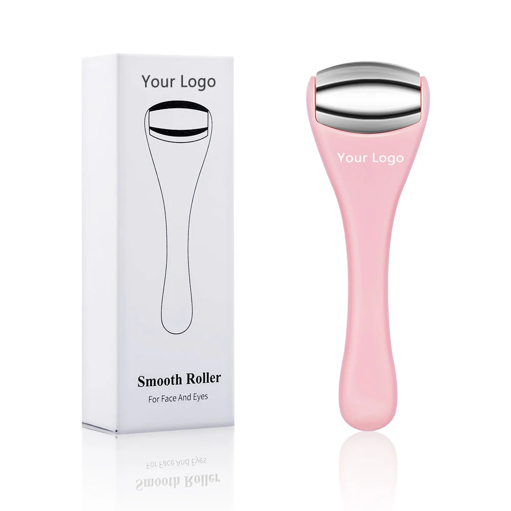 Customized Eye Hand Hold Ice Tool Cool  Roller Frozen Ice Cream White Contouring Cooling Beauty Facial Massage Eye Ice Roller