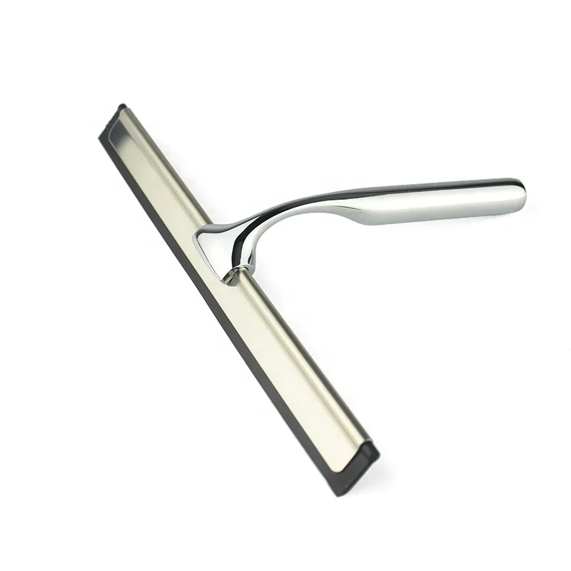 Shower Squeegee for Shower Doors,All Purpose Bathroom Stainless Steel Squeegee Shower Cleaner for Mirror Car Glass Window