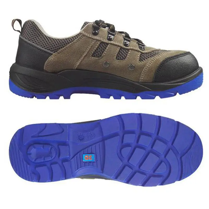 Safty shoes men from  factory hot sales Anti-smash and puncture