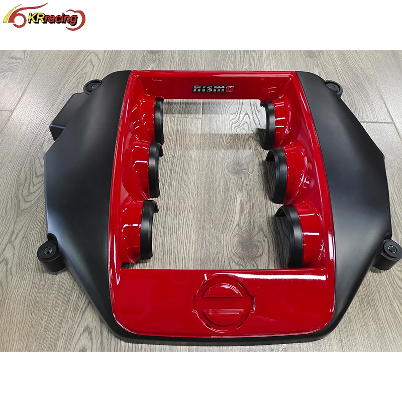 Пластиковая крышка двигателя красного и золотого цвета для Nissan GTR R35