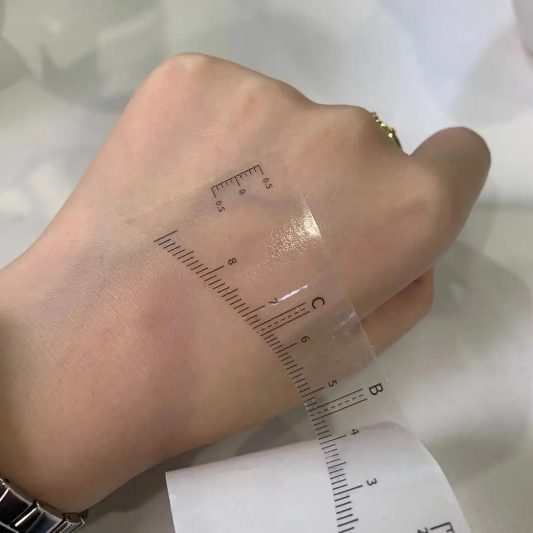 50pcs/box Disposable Eyebrow Measuring Sticker permanent makeup ruler PMU Eyebrow Ruler
