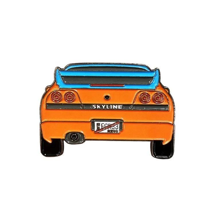 Customized Mysterious X Pin White Enamel Deep Texture Soft Enamel Pin