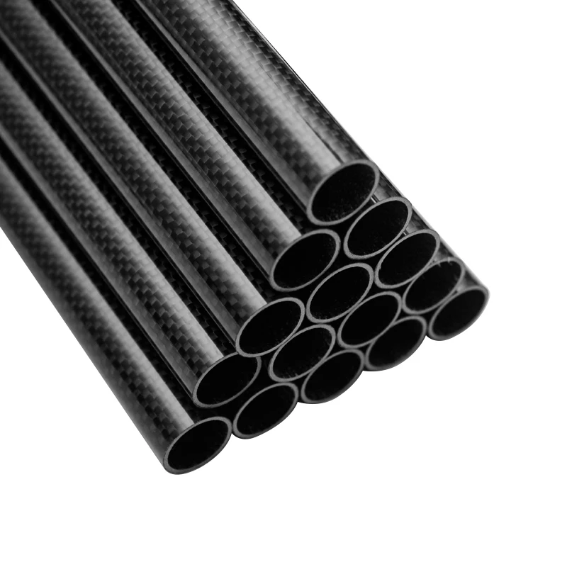 New Product Colorful High Tensile Resistance Large Diameter Custom Size Forget Carbon Fiber Pipe Tube