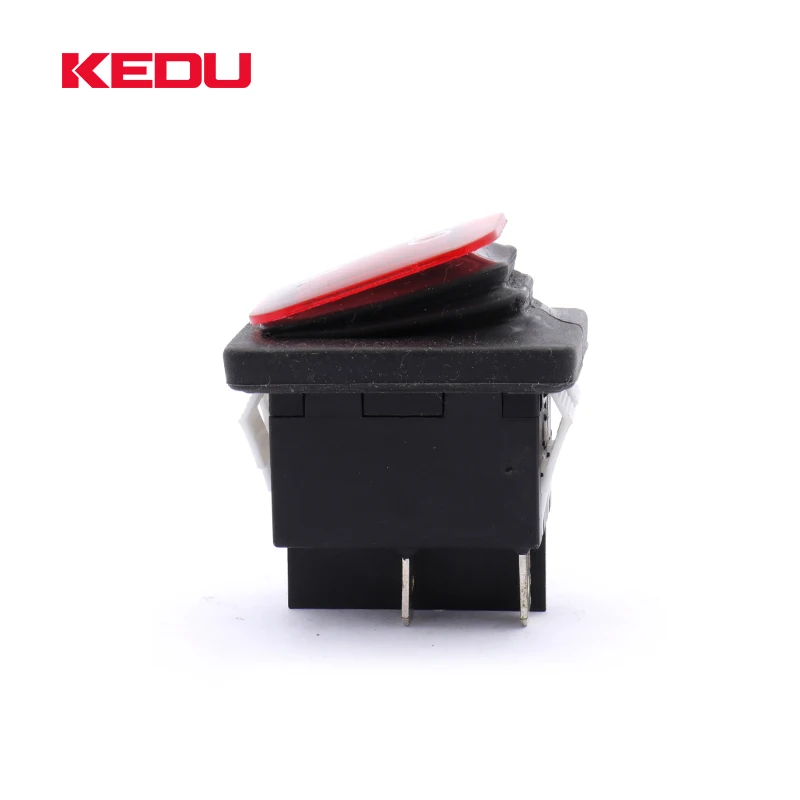 KEDU HY12-15 красного цвета 250V 16A IP65 ВКЛ/ВЫКЛ водонепроницаемый желобковый выключатель с TUV CE
