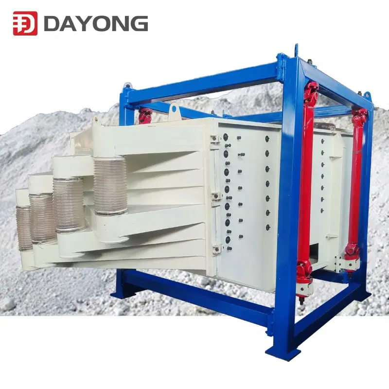 Gyro Screen for Quartz Sand Screening/ square Swing Vibrating Silica Sand Sieve Shaker Machine
