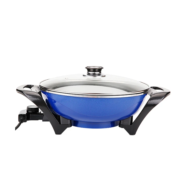 Chinese Factory Price Non Stick Less Oil Fume High Quality Electric Skillet Frying Pan